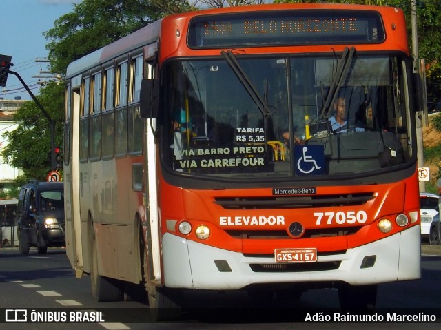 Eldorado Transportes 77050 na cidade de Belo Horizonte, Minas Gerais, Brasil, por Adão Raimundo Marcelino. ID da foto: 7216387.