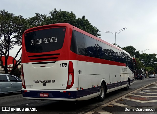 Viação Piracicabana 1772 na cidade de São Paulo, São Paulo, Brasil, por Denis Ciaramicoli. ID da foto: 7215944.