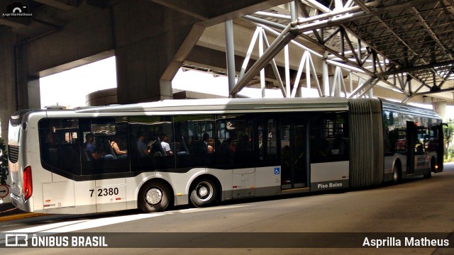 Viação Campo Belo 7 2380 na cidade de São Paulo, São Paulo, Brasil, por Asprilla Matheus. ID da foto: 7218430.