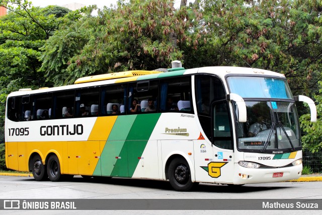 Empresa Gontijo de Transportes 17095 na cidade de São Paulo, São Paulo, Brasil, por Matheus Souza. ID da foto: 7217209.