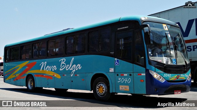 Nova Belga Transportadora Turística 3040 na cidade de Embu das Artes, São Paulo, Brasil, por Asprilla Matheus. ID da foto: 7218304.