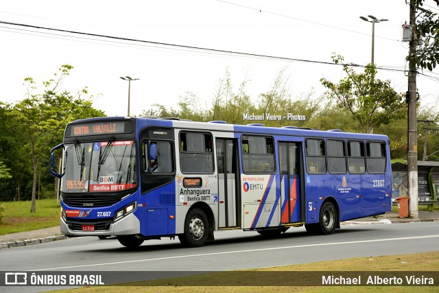 BBTT - Benfica Barueri Transporte e Turismo 27.607 na cidade de Barueri, São Paulo, Brasil, por Michael  Alberto Vieira. ID da foto: 7218156.