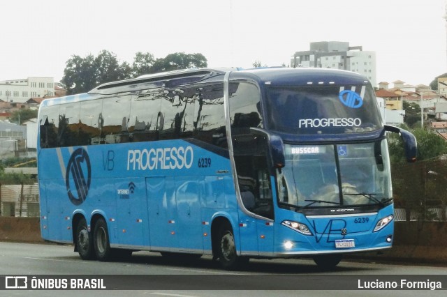 Auto Viação Progresso 6239 na cidade de Betim, Minas Gerais, Brasil, por Luciano Formiga. ID da foto: 7218221.