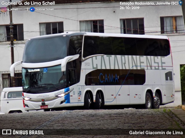 Auto Viação Catarinense 319321 na cidade de Joinville, Santa Catarina, Brasil, por Gabriel Giacomin de Lima. Número da foto: #7218152.