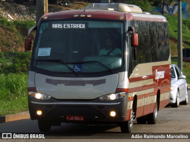 Expressa Turismo 55416 na cidade de Belo Horizonte, Minas Gerais, Brasil, por Adão Raimundo Marcelino. ID da foto: 7218403.