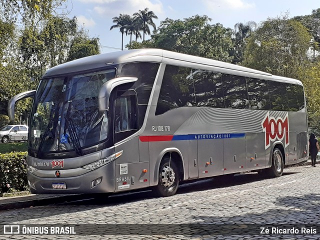 Auto Viação 1001 RJ 108.178 na cidade de Petrópolis, Rio de Janeiro, Brasil, por Zé Ricardo Reis. ID da foto: 7216840.