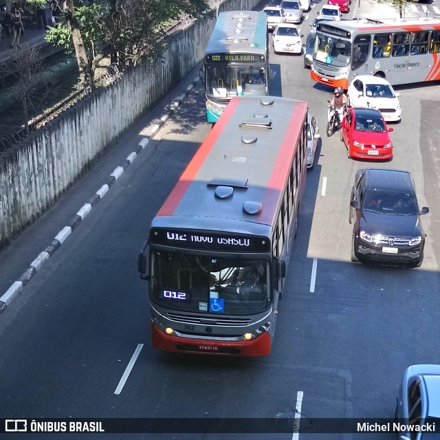 Viação Osasco 742 na cidade de Osasco, São Paulo, Brasil, por Michel Nowacki. ID da foto: 7284950.