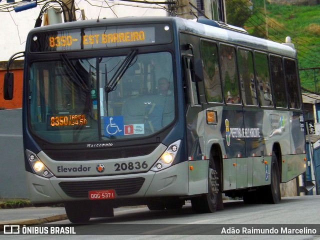 Viação Jardins 20836 na cidade de Belo Horizonte, Minas Gerais, Brasil, por Adão Raimundo Marcelino. Número da foto: #7284661.