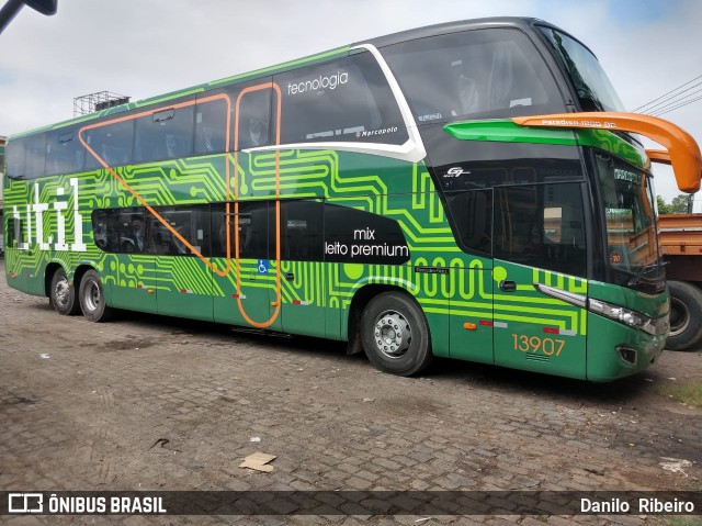 UTIL - União Transporte Interestadual de Luxo 13907 na cidade de Volta Redonda, Rio de Janeiro, Brasil, por Danilo  Ribeiro. Número da foto: #7285257.