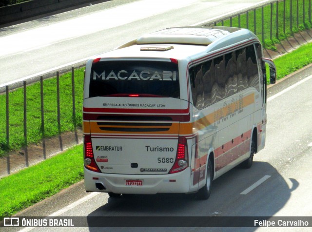 Auto Ônibus Macacari 5080 na cidade de Atibaia, São Paulo, Brasil, por Felipe Carvalho. ID da foto: 7282941.