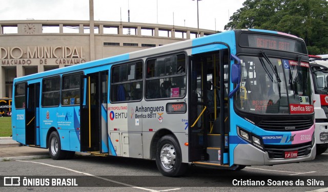 BBTT - Benfica Barueri Transporte e Turismo 27.623 na cidade de São Paulo, São Paulo, Brasil, por Cristiano Soares da Silva. ID da foto: 7284226.