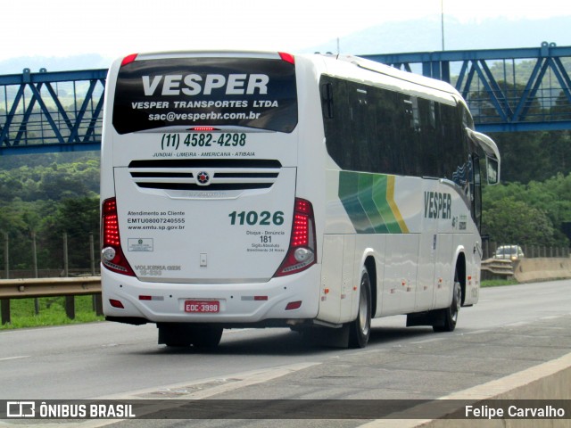 Vesper Transportes 11026 na cidade de Atibaia, São Paulo, Brasil, por Felipe Carvalho. Número da foto: #7282975.