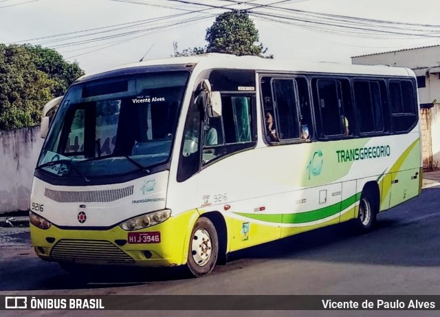 Transgregório 9216 na cidade de Itaúna, Minas Gerais, Brasil, por Vicente de Paulo Alves. ID da foto: 7283842.