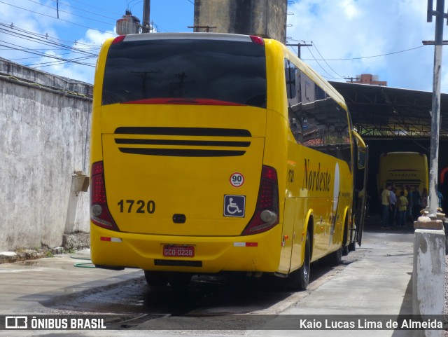 Viação Nordeste 1720 na cidade de Natal, Rio Grande do Norte, Brasil, por Kaio Lucas Lima de Almeida. ID da foto: 7311662.