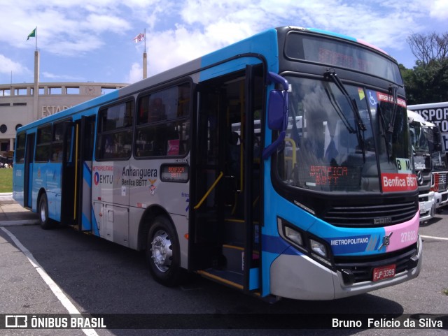 BBTT - Benfica Barueri Transporte e Turismo 27.623 na cidade de São Paulo, São Paulo, Brasil, por Bruno  Felício da Silva. ID da foto: 7312284.