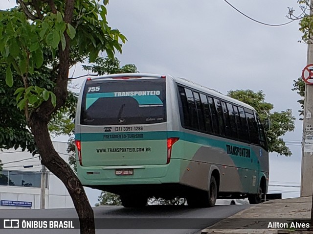 Transponteio Transportes e Serviços 755 na cidade de Belo Horizonte, Minas Gerais, Brasil, por Ailton Alves. ID da foto: 7311282.