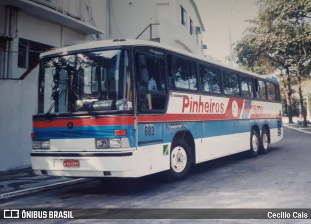 Pinheiros Turismo 683 na cidade de Rio de Janeiro, Rio de Janeiro, Brasil, por Cecilio Cais. Número da foto: #7314582.