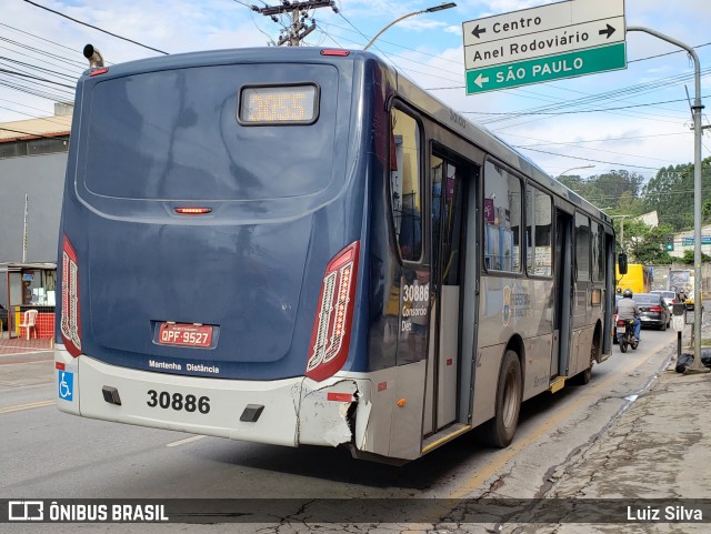 Bettania Ônibus 30886 na cidade de Belo Horizonte, Minas Gerais, Brasil, por Luiz Silva. Número da foto: #7313739.
