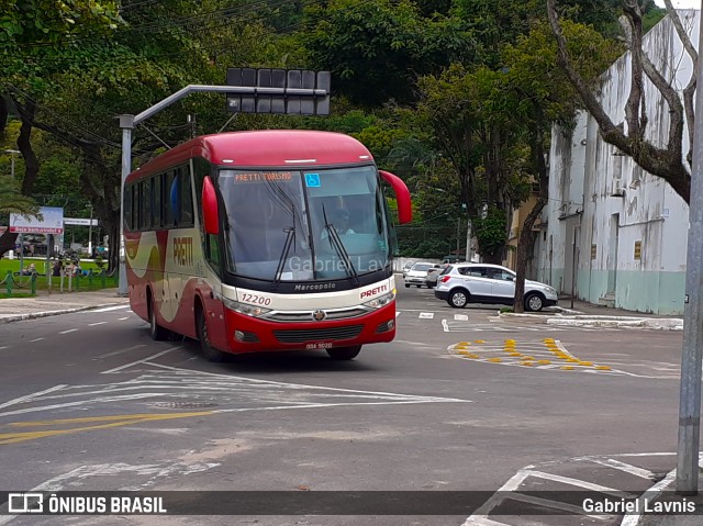 Viação Pretti 12200 na cidade de Vila Velha, Espírito Santo, Brasil, por Gabriel Lavnis. Número da foto: #7314091.