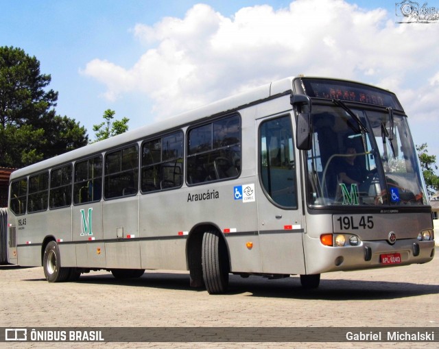 Araucária Transportes Coletivos 19L45 na cidade de Araucária, Paraná, Brasil, por Gabriel Michalski. ID da foto: 7314196.