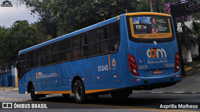 JTP Transportes 01.045 na cidade de Embu das Artes, São Paulo, Brasil, por Asprilla Matheus. ID da foto: 7314170.