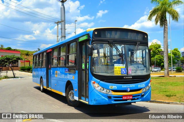 JTP Transportes 01.034 na cidade de Embu das Artes, São Paulo, Brasil, por Eduardo Ribeiro. ID da foto: 7311541.