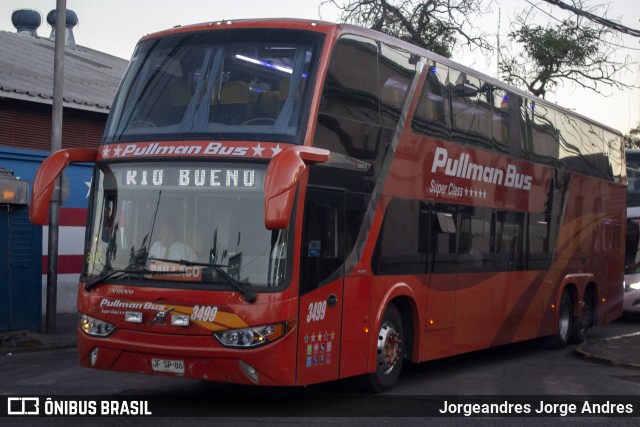 Pullman Bus 3499 na cidade de Estación Central, Santiago, Metropolitana de Santiago, Chile, por Jorgeandres Jorge Andres. ID da foto: 7314668.