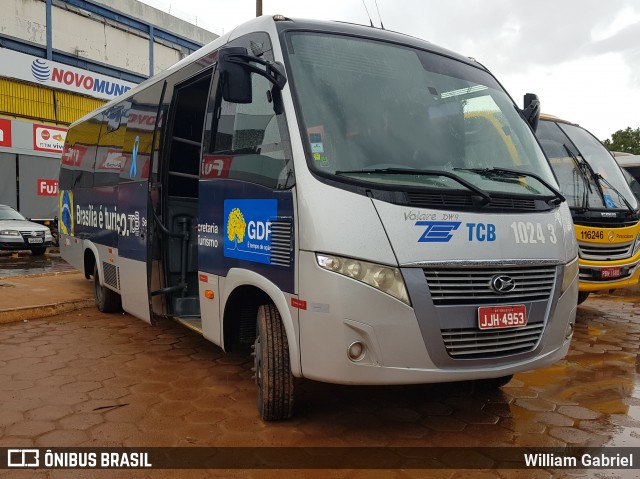 TCB - Sociedade de Transportes Coletivos de Brasília 1024-3 na cidade de Planaltina, Distrito Federal, Brasil, por William Gabriel. Número da foto: #7312719.