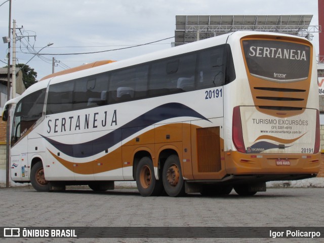Viação Sertaneja 20191 na cidade de Divinópolis, Minas Gerais, Brasil, por Igor Policarpo. Número da foto: #7314477.
