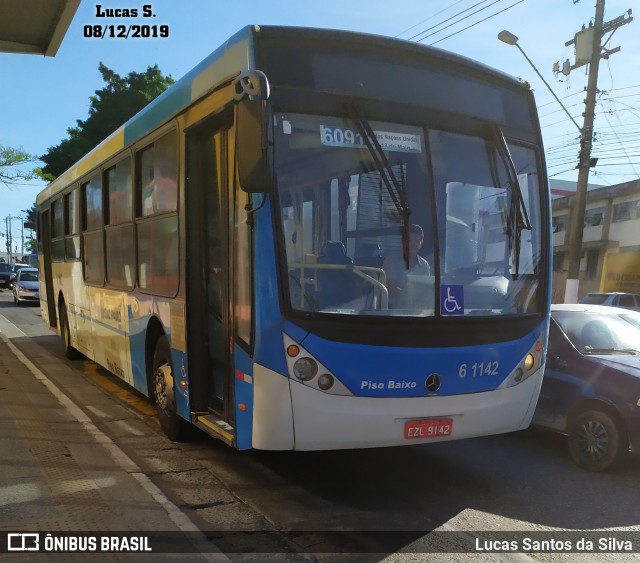 Viação Grajaú S.A. 6 1142 na cidade de São Paulo, São Paulo, Brasil, por Lucas Santos da Silva. ID da foto: 7311587.