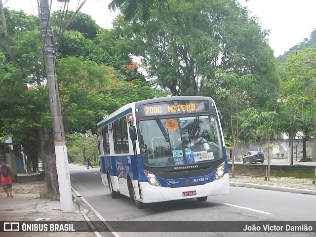 Expresso Garcia RJ 135.011 na cidade de Niterói, Rio de Janeiro, Brasil, por João Victor Damião. ID da foto: 7315154.