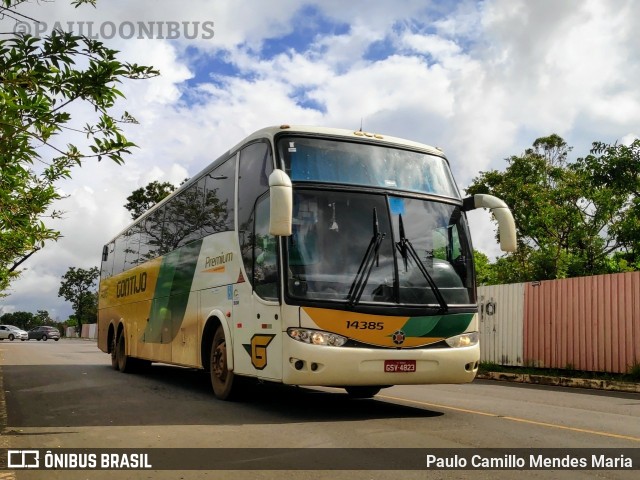 Empresa Gontijo de Transportes 14385 na cidade de Brasília, Distrito Federal, Brasil, por Paulo Camillo Mendes Maria. Número da foto: #7316840.