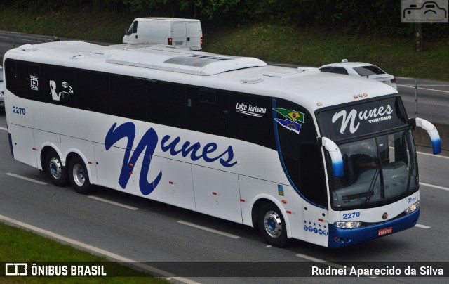 Nunes Turismo 2270 na cidade de Arujá, São Paulo, Brasil, por Rudnei Aparecido da Silva. Número da foto: #7317173.