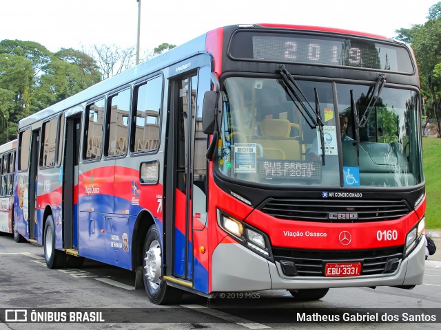 Viação Osasco Santana de Parnaíba 0160 na cidade de São Paulo, São Paulo, Brasil, por Matheus Gabriel dos Santos. Número da foto: #7316937.