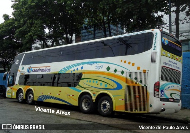 Transirmãos Turismo 2112 na cidade de Contagem, Minas Gerais, Brasil, por Vicente de Paulo Alves. ID da foto: 7316147.