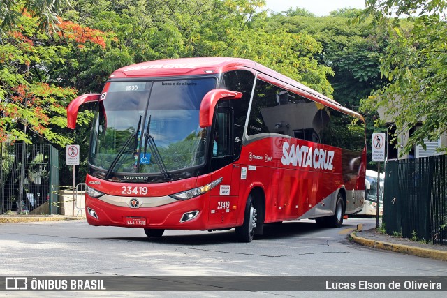 Viação Santa Cruz 23419 na cidade de São Paulo, São Paulo, Brasil, por Lucas Elson de Oliveira. Número da foto: #7317260.