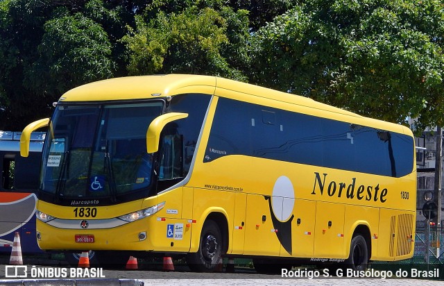 Viação Nordeste 1830 na cidade de Fortaleza, Ceará, Brasil, por Rodrigo S. G Busólogo do Brasil. Número da foto: #7319666.
