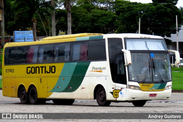 Empresa Gontijo de Transportes 11740 na cidade de Perdões, Minas Gerais, Brasil, por Andrey Gustavo. ID da foto: 7319628.