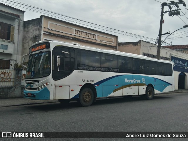 Auto Viação Vera Cruz - Belford Roxo RJ 112.191 na cidade de Rio de Janeiro, Rio de Janeiro, Brasil, por André Luiz Gomes de Souza. Número da foto: #7319708.