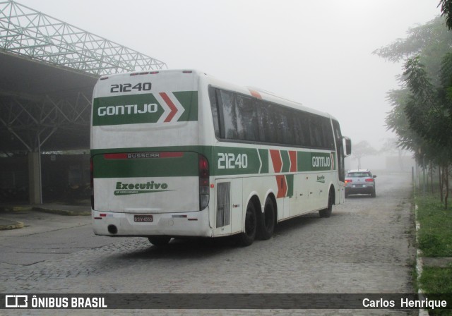 Empresa Gontijo de Transportes 21240 na cidade de Serrinha, Bahia, Brasil, por Carlos  Henrique. Número da foto: #7321610.