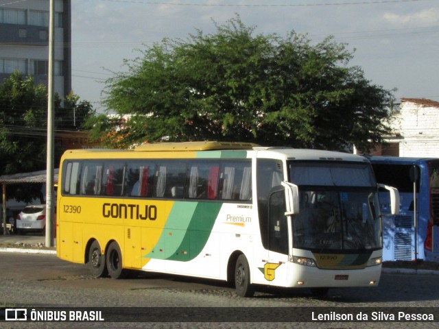 Empresa Gontijo de Transportes 12390 na cidade de Caruaru, Pernambuco, Brasil, por Lenilson da Silva Pessoa. Número da foto: #7322446.