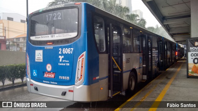 Transcooper > Norte Buss 2 6067 na cidade de São Paulo, São Paulo, Brasil, por Fábio Santos. ID da foto: 7322815.