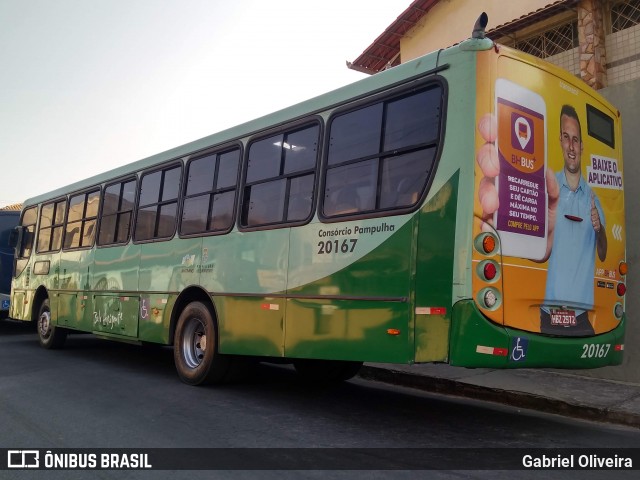 SM Transportes 20167 na cidade de Sabará, Minas Gerais, Brasil, por Gabriel Oliveira. ID da foto: 7321684.