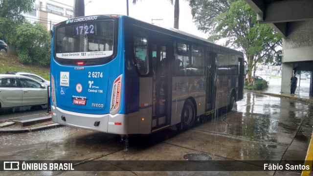 Transcooper > Norte Buss 2 6274 na cidade de São Paulo, São Paulo, Brasil, por Fábio Santos. ID da foto: 7322823.