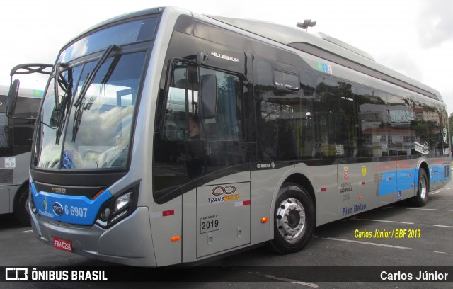 Transwolff Transportes e Turismo 6 6907 na cidade de São Paulo, São Paulo, Brasil, por Carlos Júnior. Número da foto: #7322104.