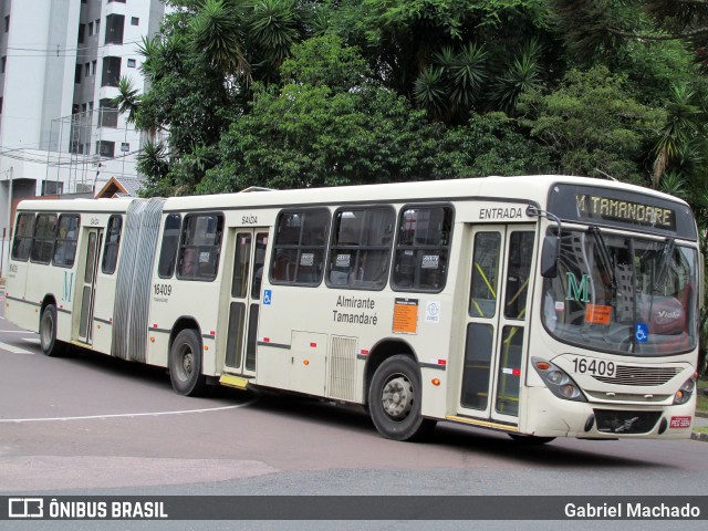 Viação Tamandaré 16409 na cidade de Curitiba, Paraná, Brasil, por Gabriel Machado. ID da foto: 7322691.