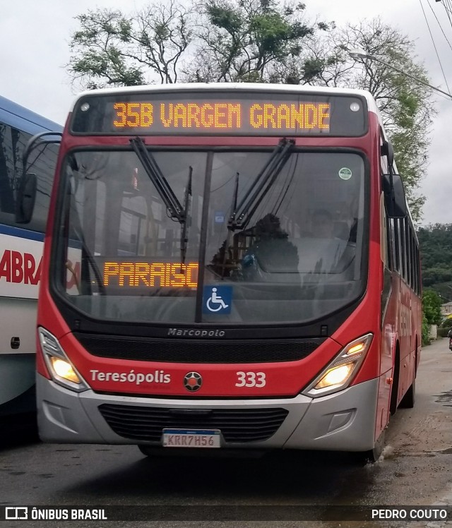 Viação Dedo de Deus 333 na cidade de Teresópolis, Rio de Janeiro, Brasil, por PEDRO COUTO. ID da foto: 7323648.