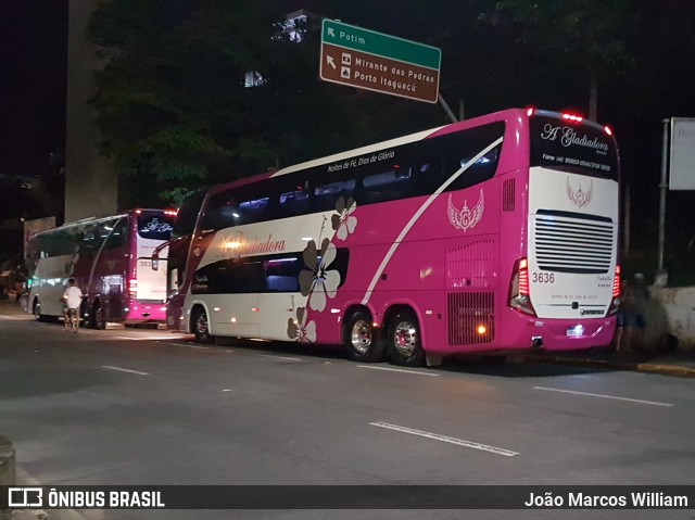 A Gladiadora Turismo 3636 na cidade de Aparecida, São Paulo, Brasil, por João Marcos William. Número da foto: #7326009.