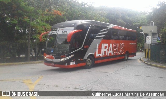 Lirabus 12105 na cidade de São Paulo, São Paulo, Brasil, por Guilherme Lucas Martins De Assunção. ID da foto: 7326124.