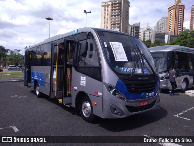 Transcooper > Norte Buss 2 6036 na cidade de São Paulo, São Paulo, Brasil, por Bruno Felício da Silva. Número da foto: #7323273.